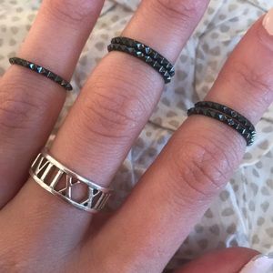 gunmetal kendra scott rings